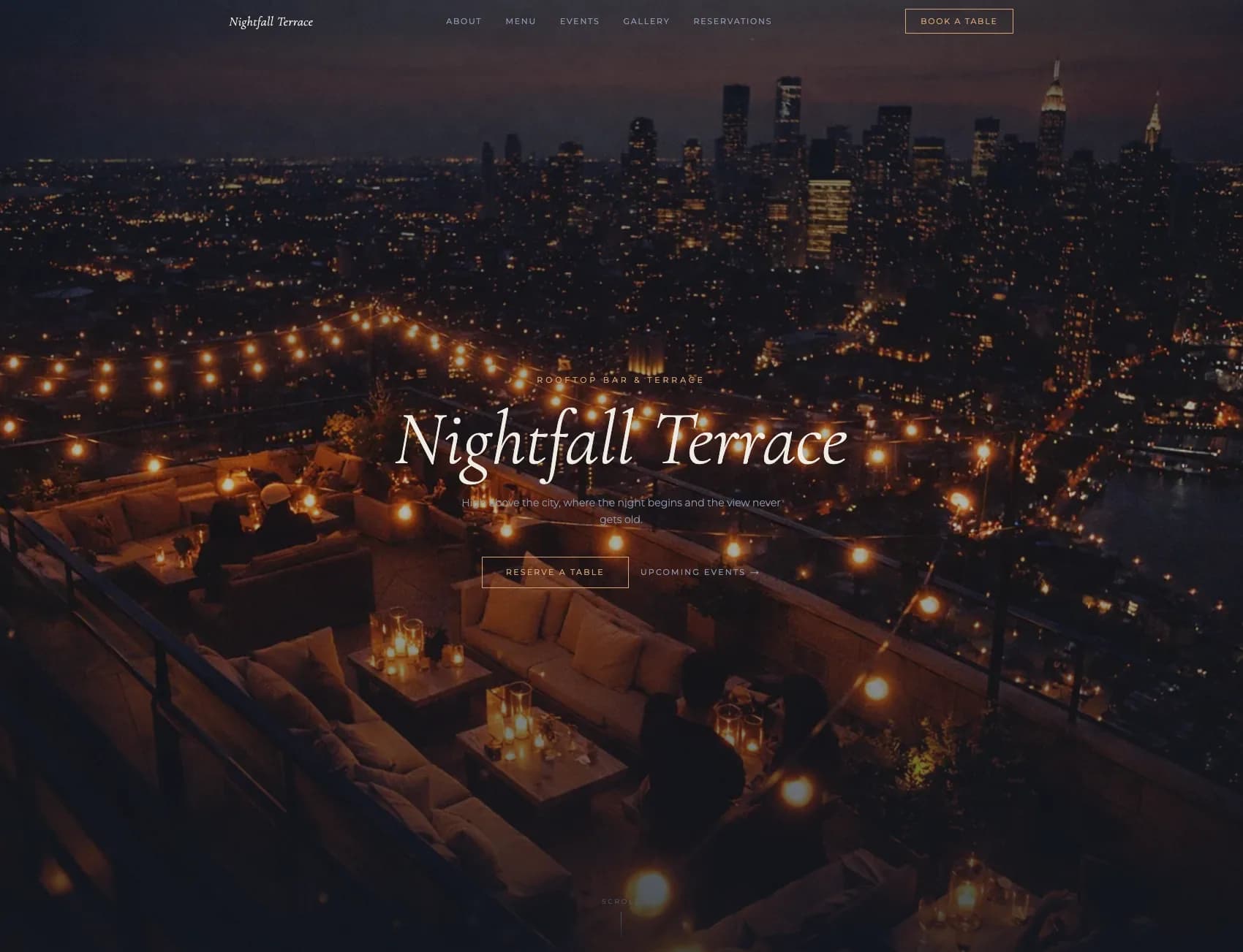 Nightfall Terrace product preview